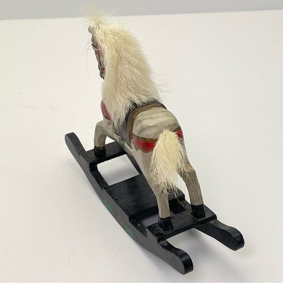 Folk Vintage Rocking Horse Holiday - Picture 5 of 15